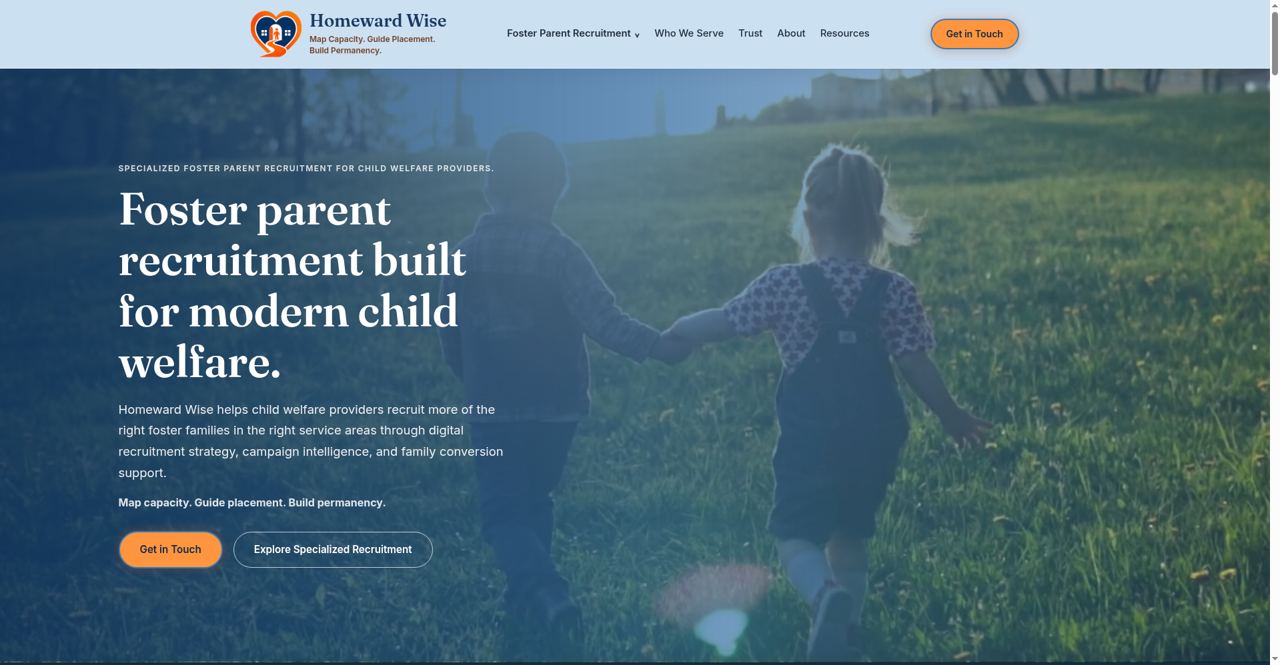 Screenshot of the Homeward Wise build