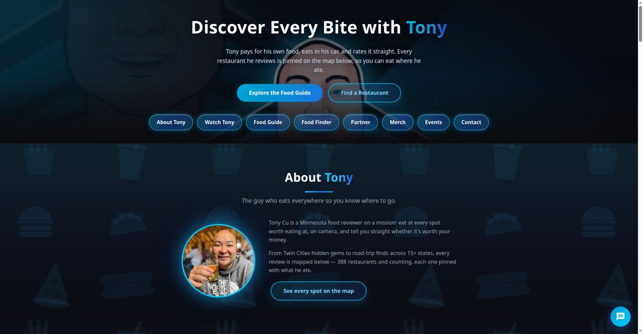 Screenshot of the Tony Cu build